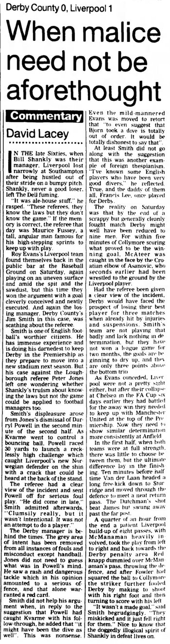 Guardian match report