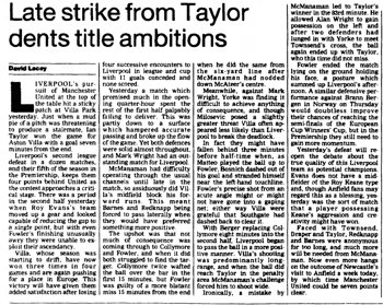 Guardian match report