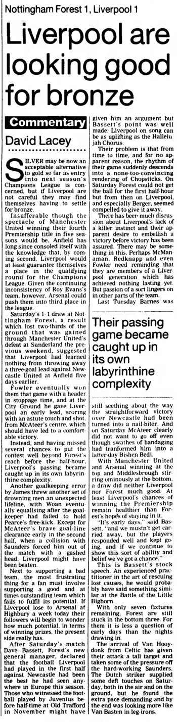 Guardian match report