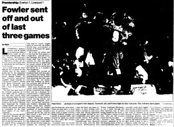 Guardian match report