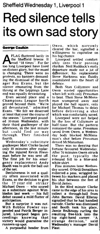 Guardian match report