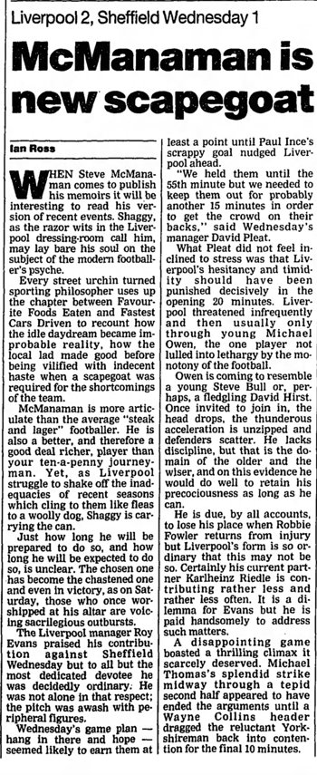 Guardian match report