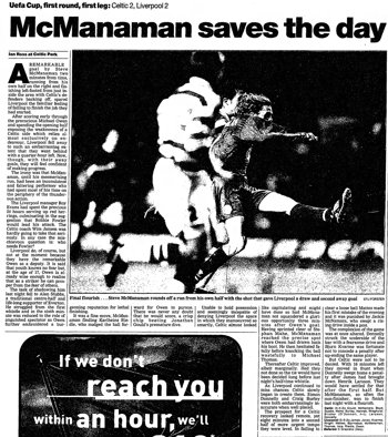 Guardian match report