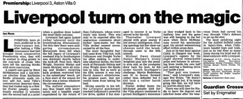 Guardian match report