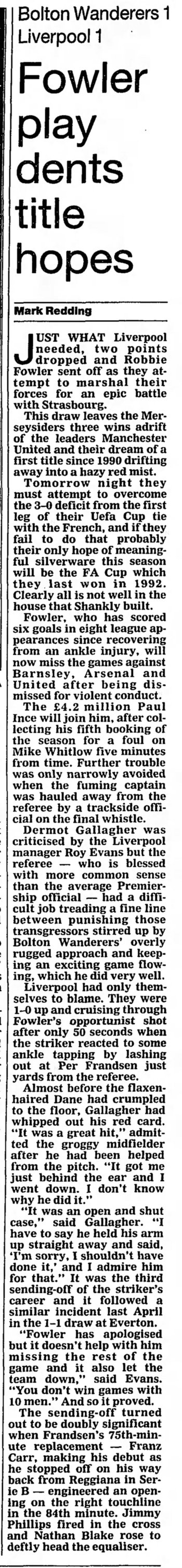 Guardian match report