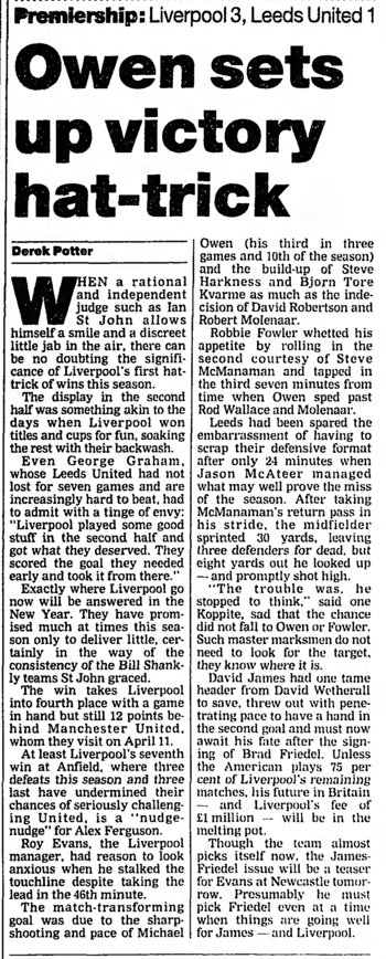 Guardian match report