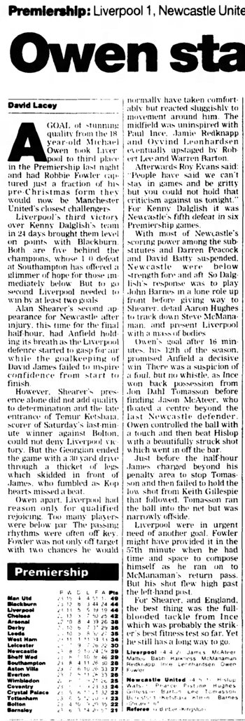 Guardian match report