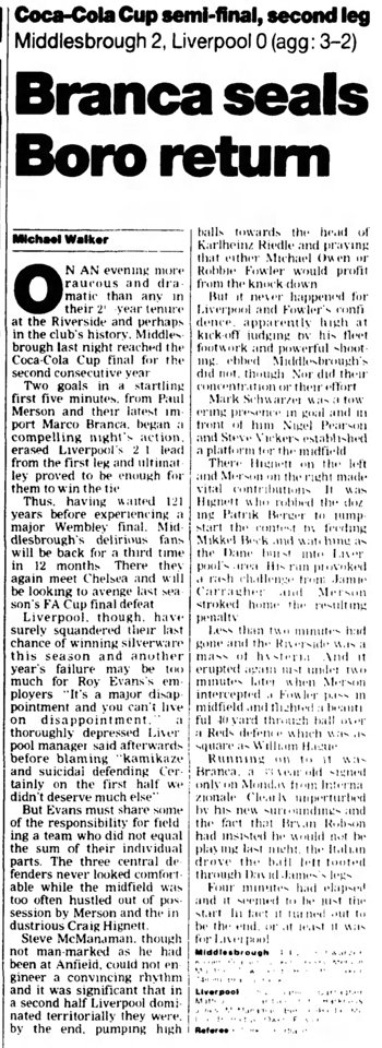 Guardian match report