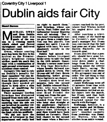 Guardian match report