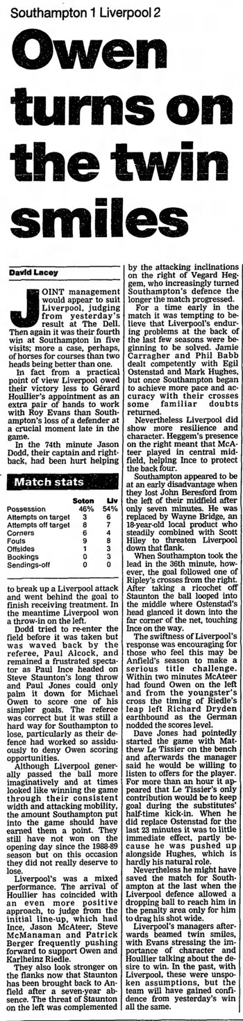 Guardian match report
