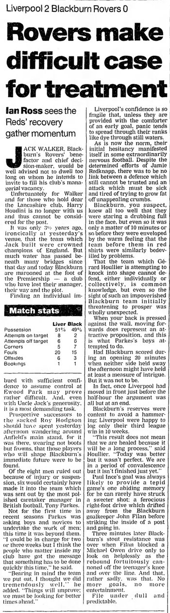 Guardian match report