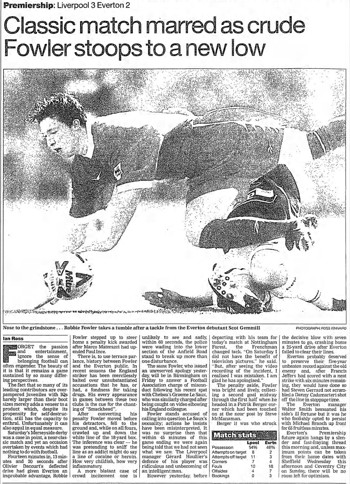 Guardian match report