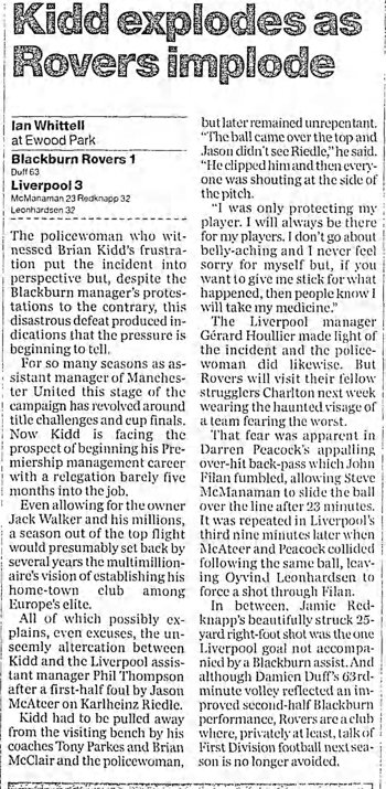 Guardian match report