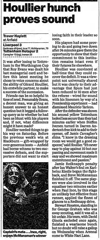 Guardian match report