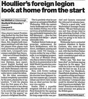 Guardian match report