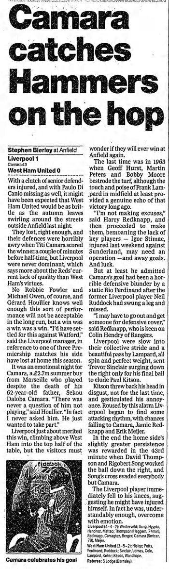 Guardian match report