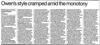 Guardian match report