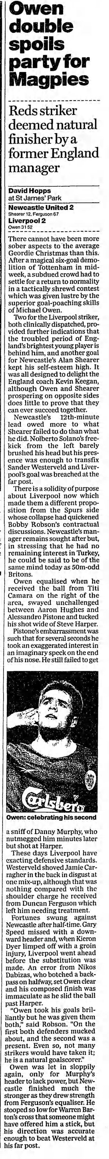 Guardian match report