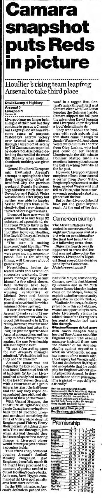 Guardian match report