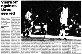 Guardian match report