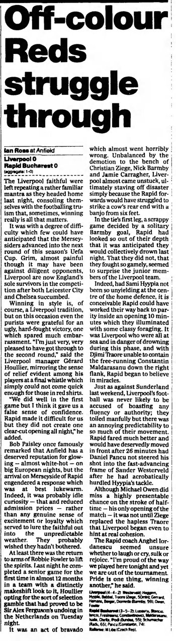 Guardian match report