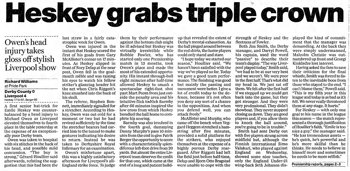 Guardian match report