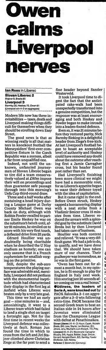 Guardian match report