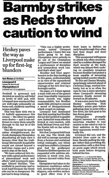 Guardian match report