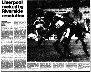 Guardian match report