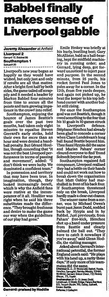 Guardian match report