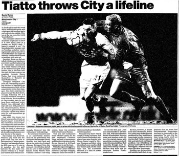 Guardian match report