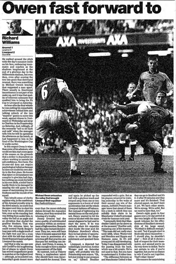 Guardian match report