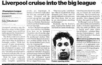 Guardian match report