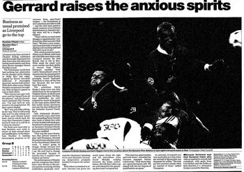 Guardian match report