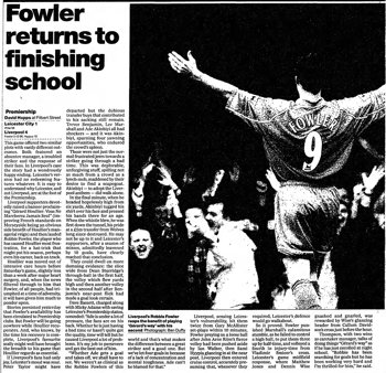 Guardian match report