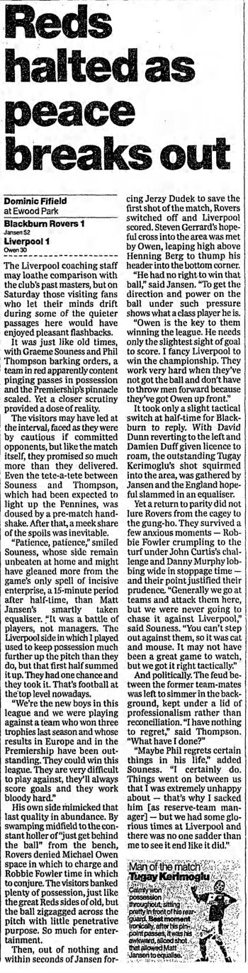 Guardian match report