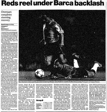 Guardian match report