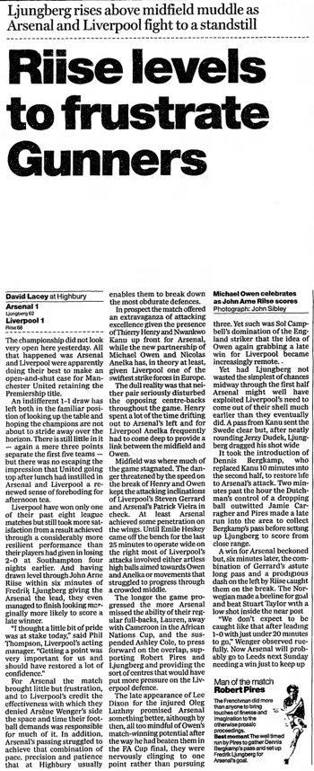 Guardian match report