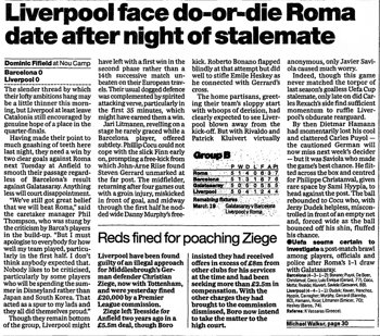 Guardian match report