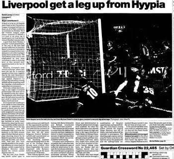 Guardian match report