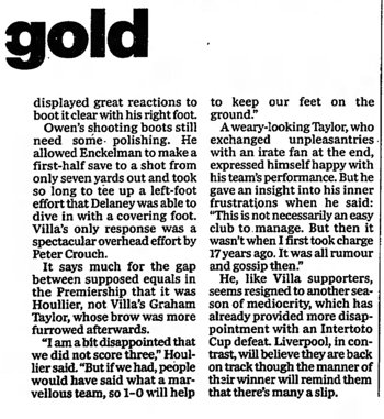 Guardian match report