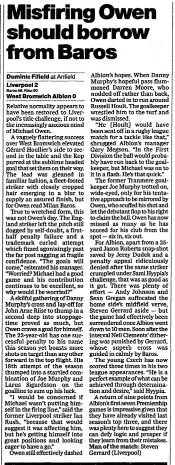 Guardian match report