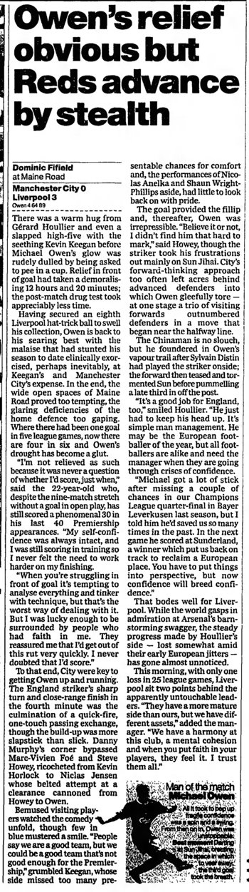 Guardian match report