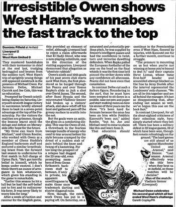 Guardian match report