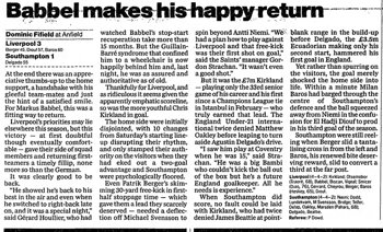 Guardian match report