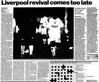 Guardian match report