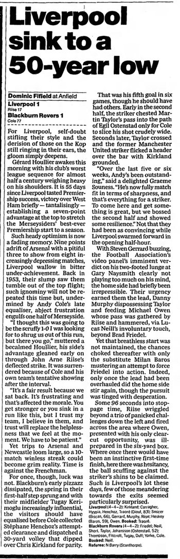 Guardian match report