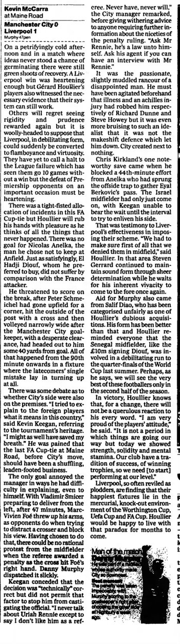 Guardian match report