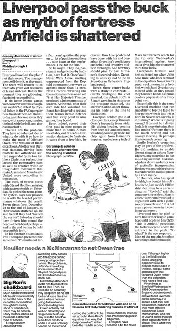 Guardian match report