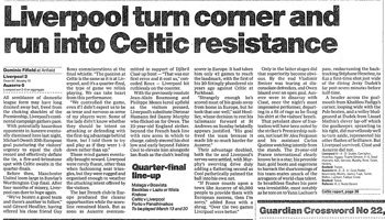Guardian match report